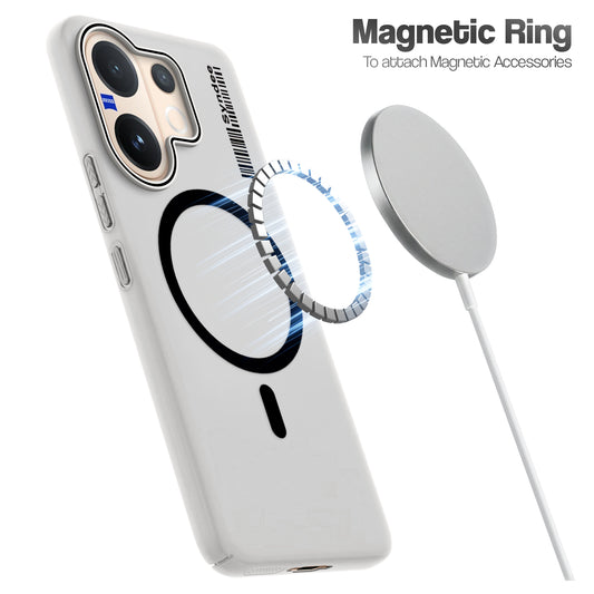 Frosted Sleek Matte With Raised Camera Protection Back Cover Case For Vivo V60 5G