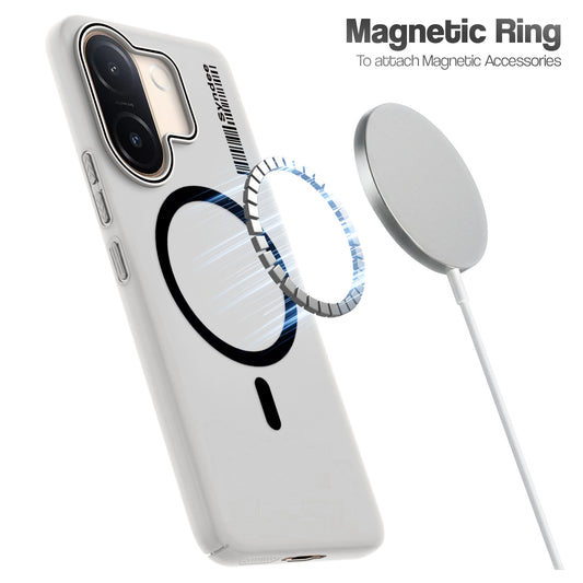 Frosted Sleek Matte With Raised Camera Protection Back Cover Case For Vivo V60e 5G