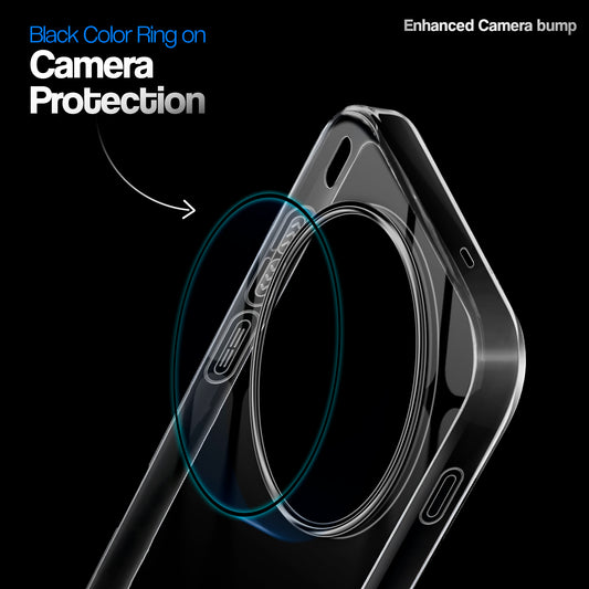 Crystal Clear Colorful Camera Ring Back Case for Vivo X300 Pro 5G