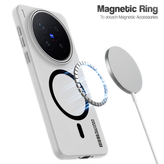 Frosted Sleek Matte Wireless Charging Support Back Cover Case for Vivo X300 Pro 5G With Raised Camera Protection