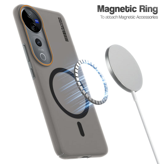 Colourful Frosted Matte With Raised Camera Protection Back Cover Case For Vivo V30e 5G