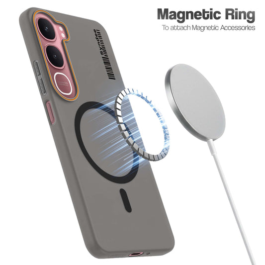 Colourful Frosted Matte With Raised Camera Protection Back Cover Case For Vivo Y31 5G