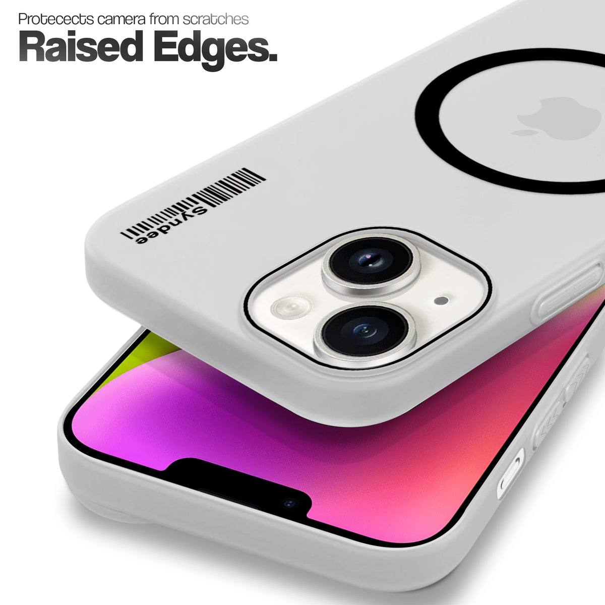 Frosted Sleek Matte Wireless Charging Support Back Cover Case For Apple iPhone 14 Plus With Raised Camera Protection