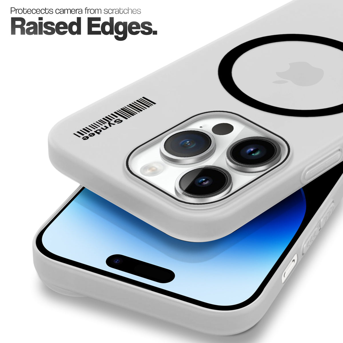 Frosted Sleek Matte Wireless Charging Support Back Cover Case For Apple iPhone 14 Pro With Raised Camera Protection