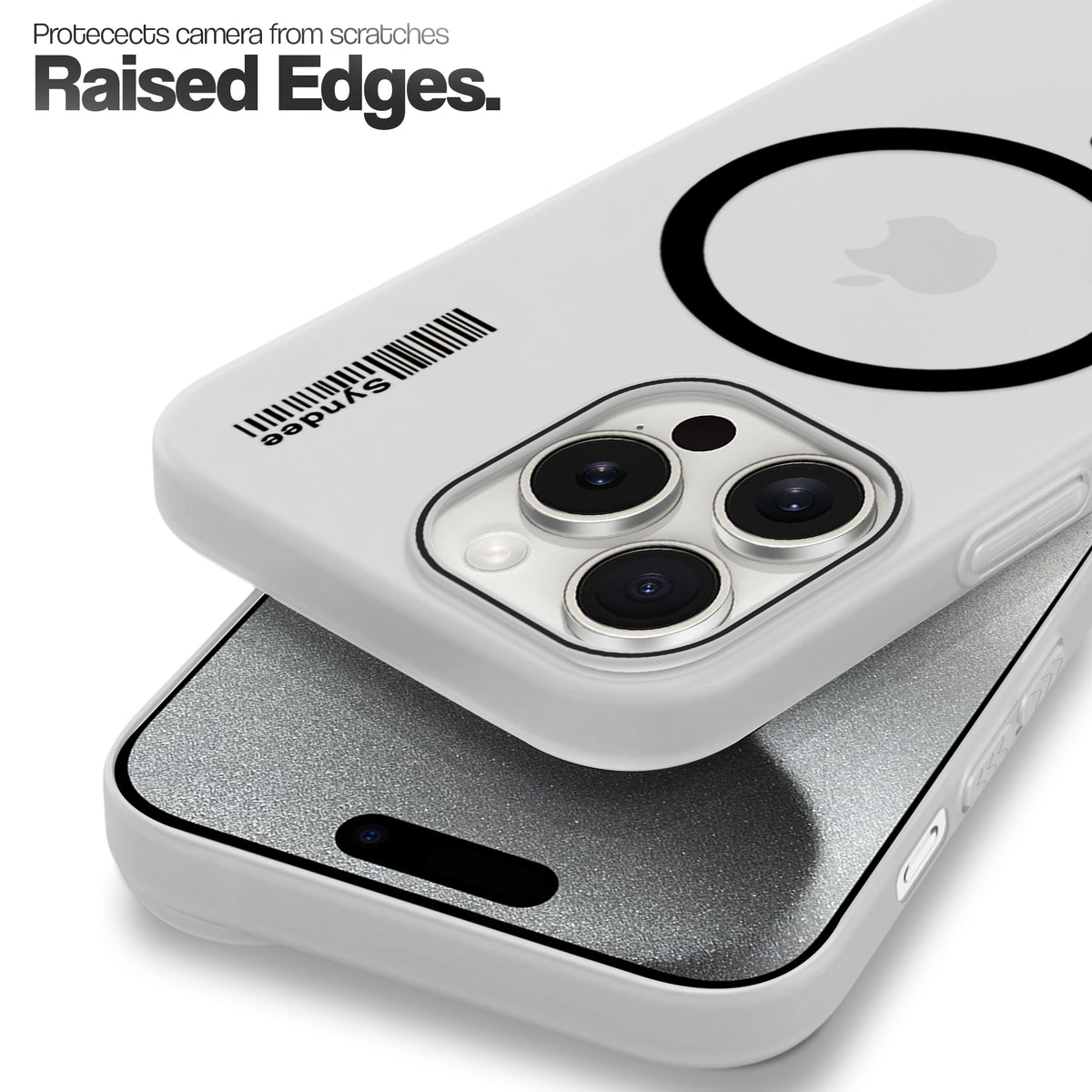 Frosted Sleek Matte Wireless Charging Support Back Cover Case For Apple iPhone 15 Pro Max With Raised Camera Protection
