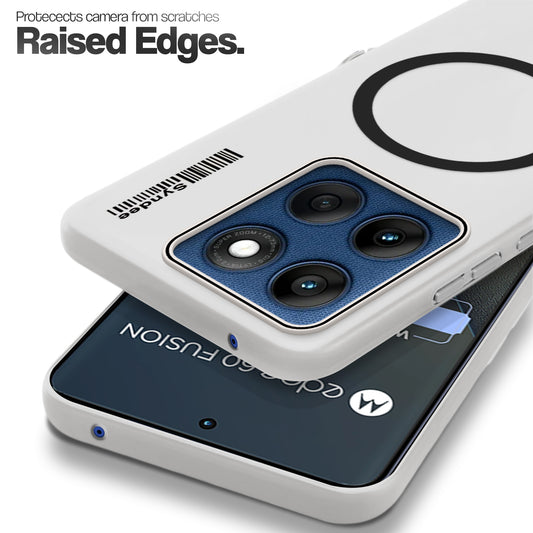Frosted Sleek Matte With Raised Camera Protection Back Cover Case For Motorola Moto Edge 60 5G