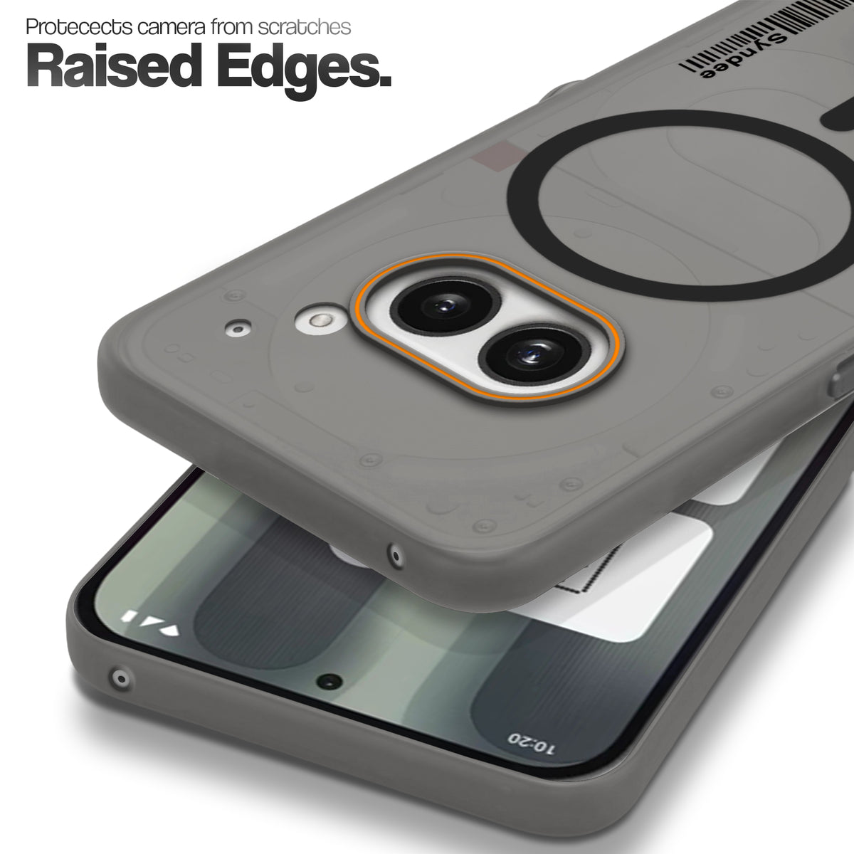 Colourful Frosted Matte With Raised Camera Protection Back Cover Case For Nothing Phone 2A Plus