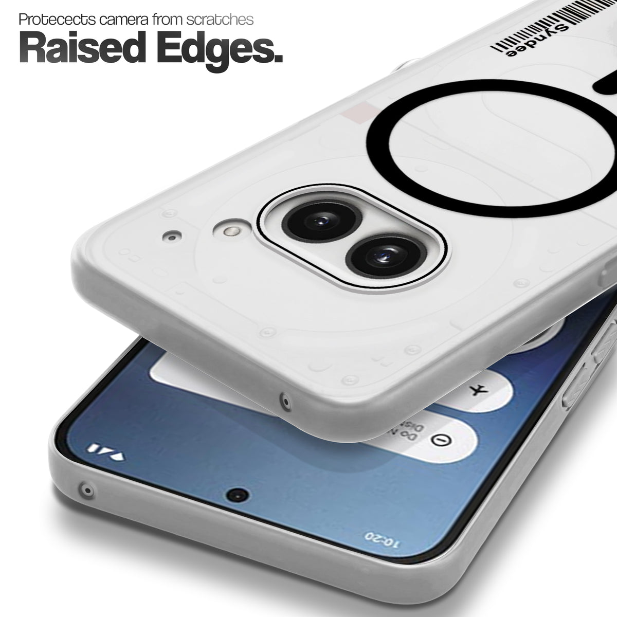 Frosted Sleek Matte Wireless Charging Support Back Cover Case for Nothing Phone 2A With Raised Camera Protection