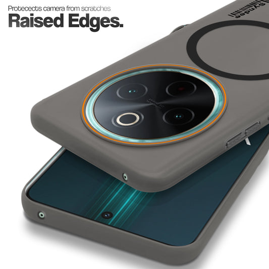 Colourful Frosted Matte With Raised Camera Protection Back Cover Case For Vivo T4 5G