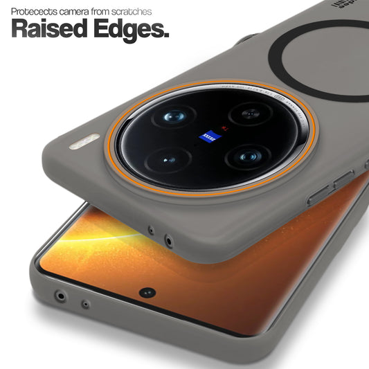 Colourful Frosted Matte With Raised Camera Protection Back Cover Case For Vivo X100 Pro 5G