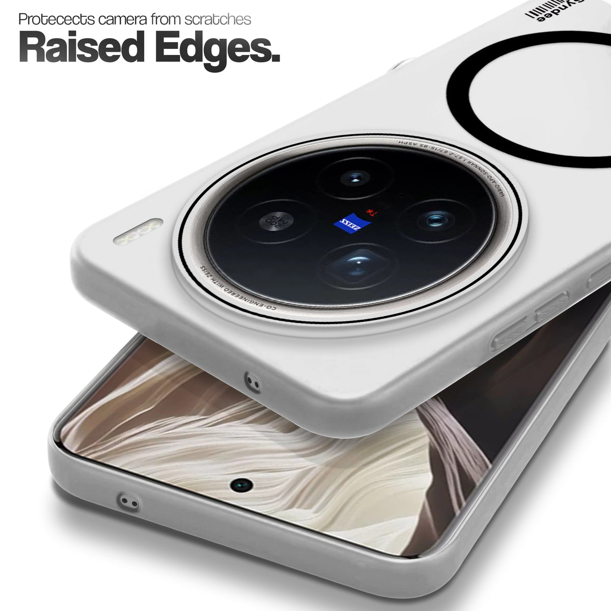 Frosted Sleek Matte Wireless Charging Support Back Cover Case for Vivo X200 Pro 5G With Raised Camera Protection