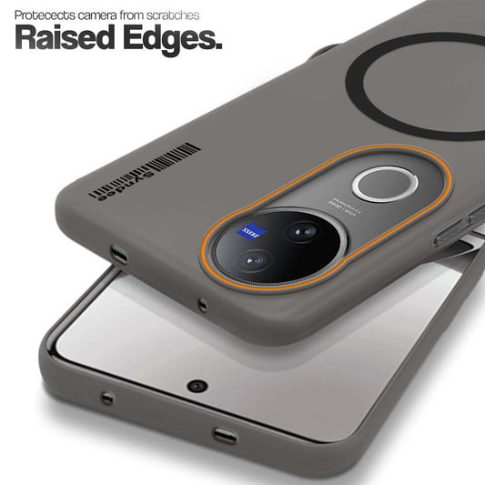 Colourful Frosted Matte With Raised Camera Protection Back Cover Case For Vivo V50 5G