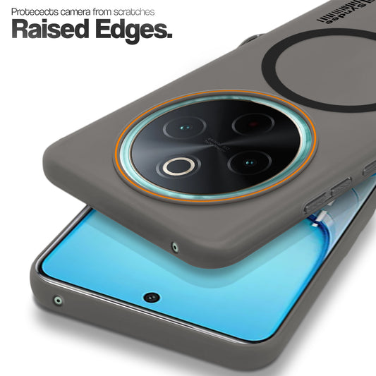Colourful Frosted Matte With Raised Camera Protection Back Cover Case For iQOO Z10 5G