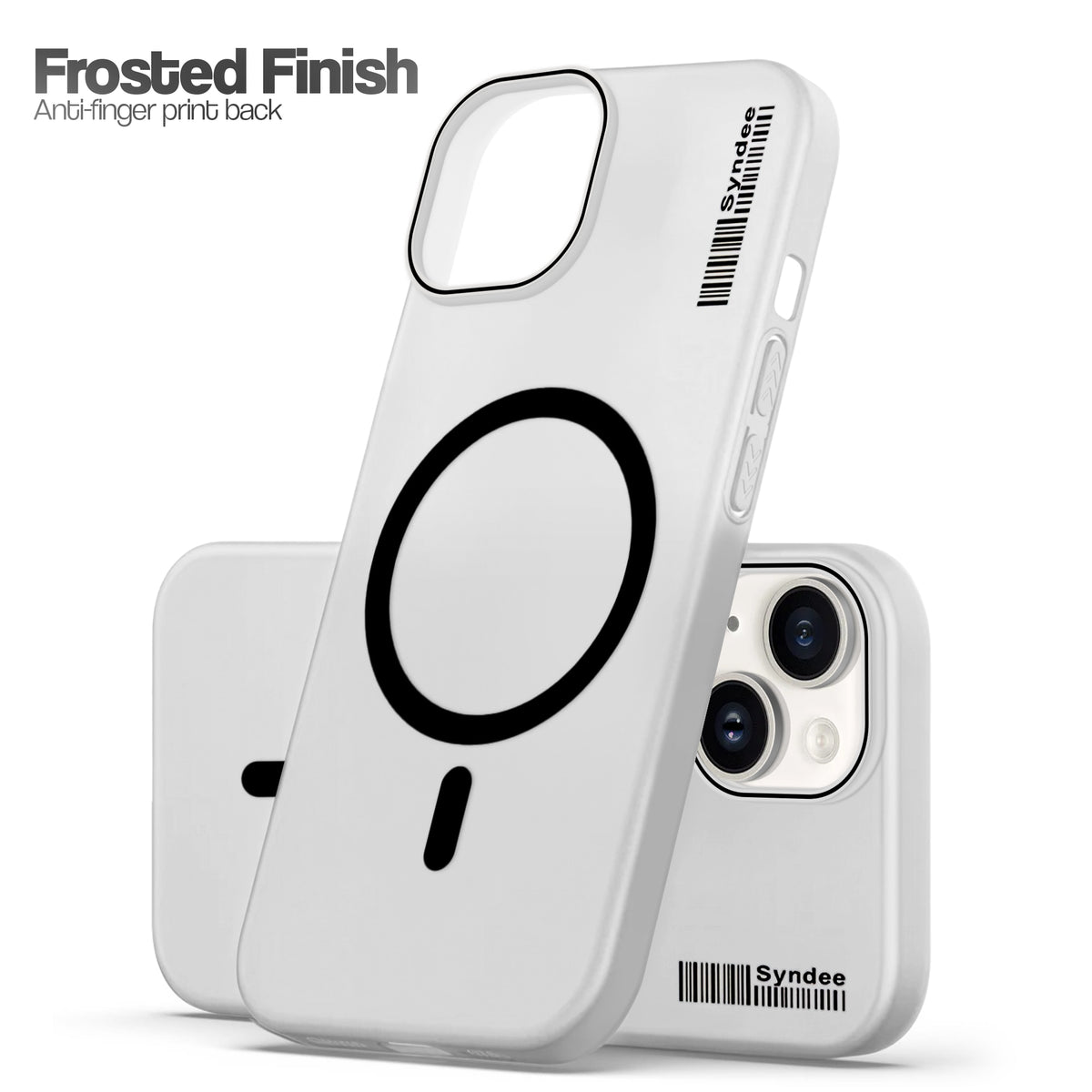 Frosted Sleek Matte Wireless Charging Support Back Cover Case For Apple iPhone 14 Plus With Raised Camera Protection