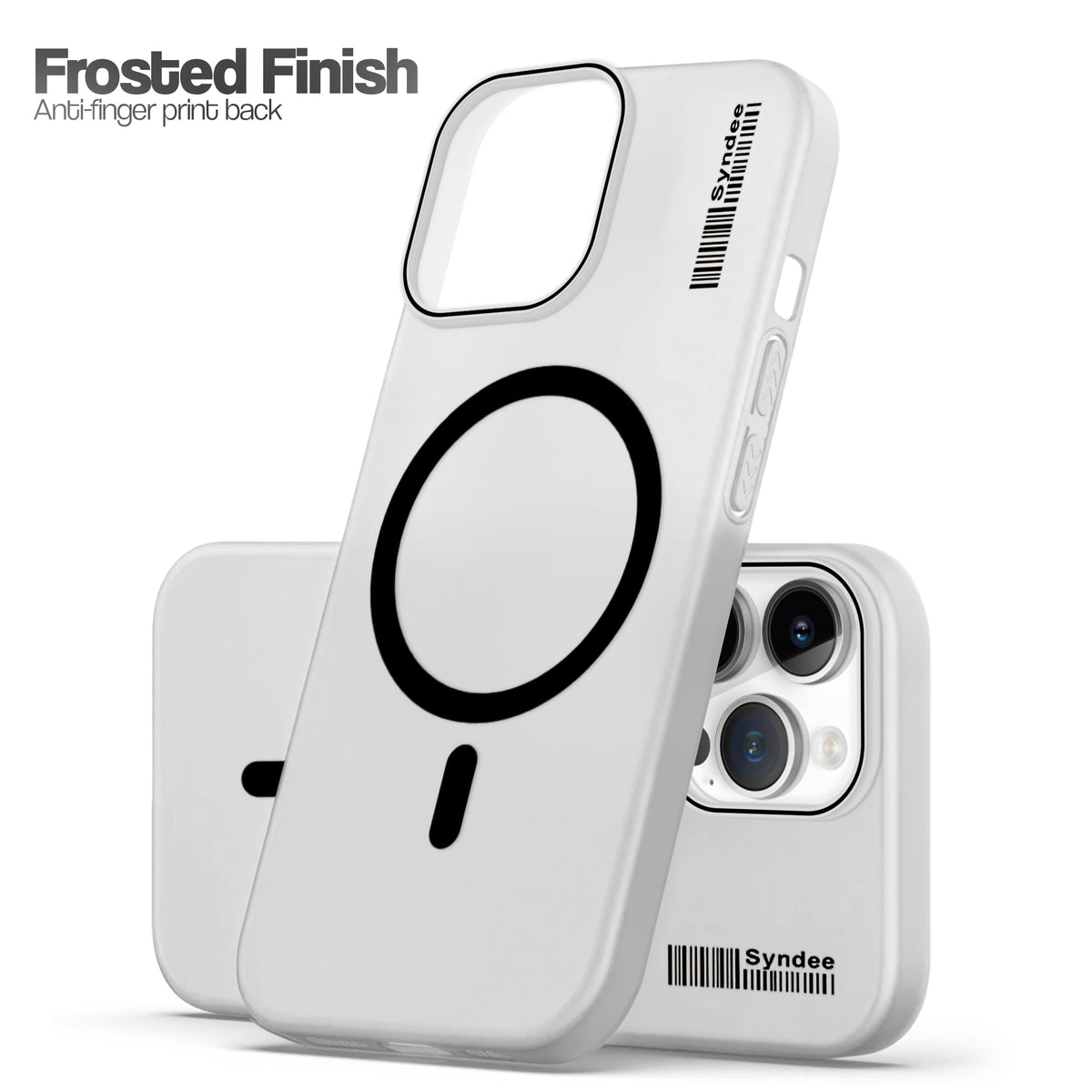 Frosted Sleek Matte Wireless Charging Support Back Cover Case For Apple iPhone 14 Pro Max With Raised Camera Protection