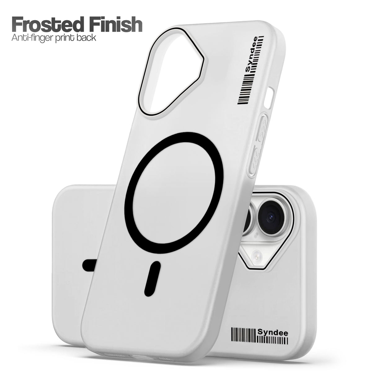 Frosted Sleek Matte Wireless Charging Support Back Cover Case For Apple iPhone 16 Plus With Raised Camera Protection