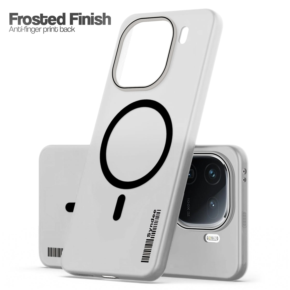 Frosted Sleek Matte With Raised Camera Protection Back Cover Case For iQOO 12 5G