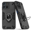 Back view of Motorola G57 Power 5G case highlighting the built-in rotating metal ring holder