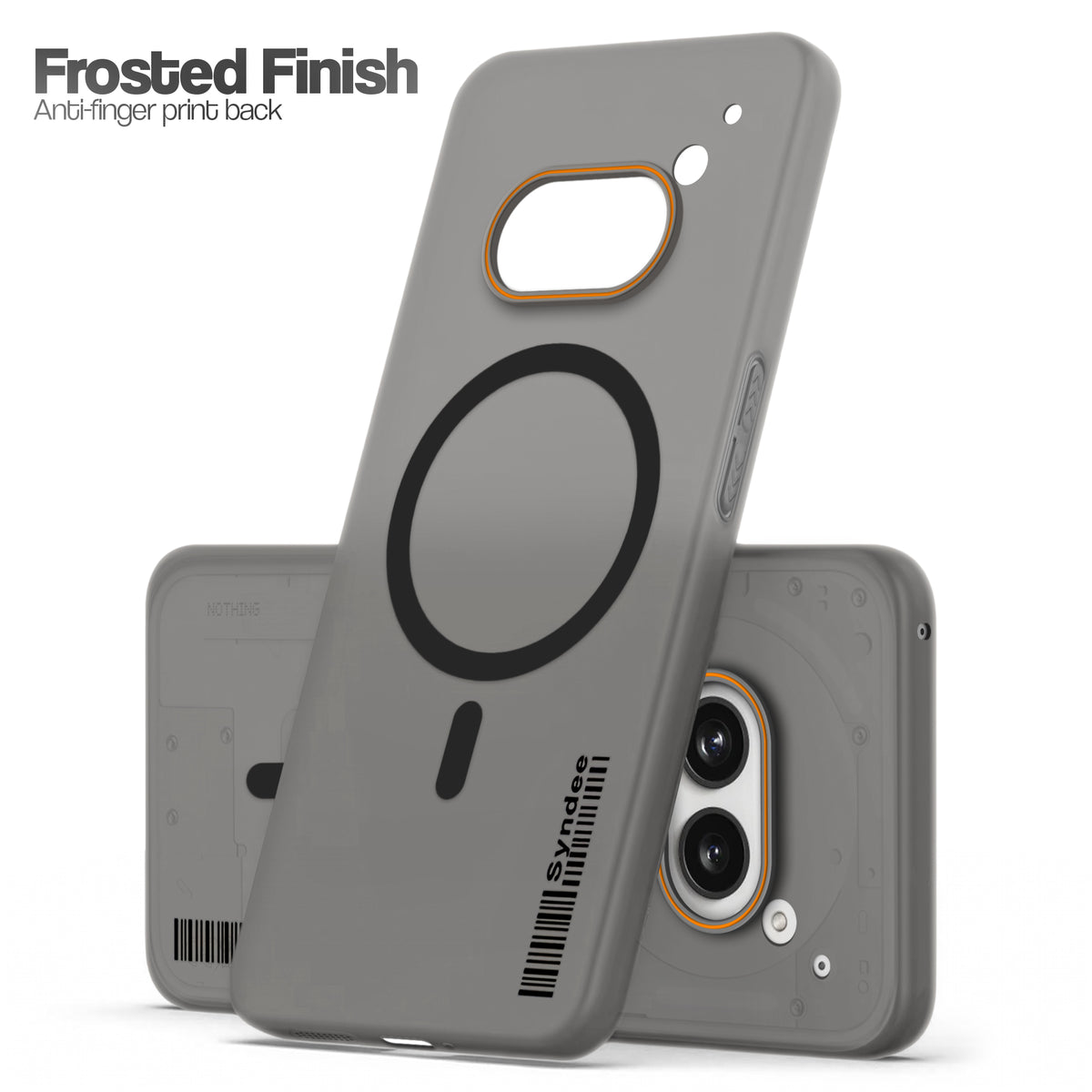 Colourful Frosted Matte With Raised Camera Protection Back Cover Case For Nothing Phone 2A Plus
