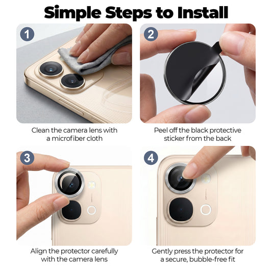 Camera Lens Protector For Samsung A37 5G, HD Clear Lens Guard