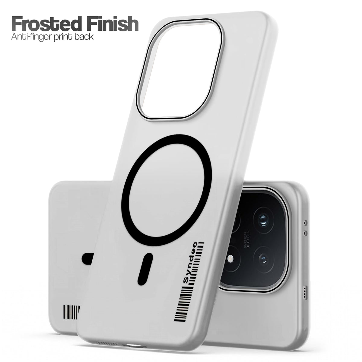 Frosted Sleek Matte Wireless Charging Support Back Cover Case for iQOO 15 5G With Raised Camera Protection