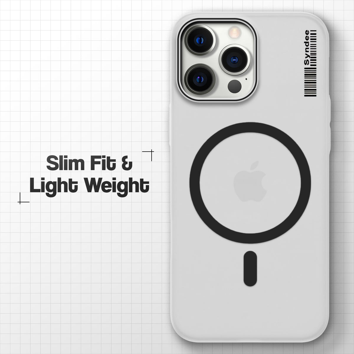 Frosted Sleek Matte Wireless Charging Support Back Cover Case For Apple iPhone 12 Pro Max With Raised Camera Protection