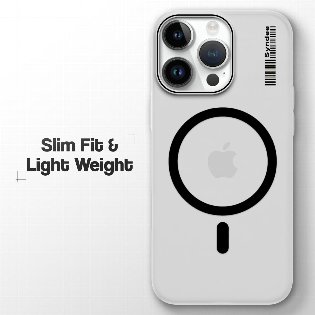 Frosted Sleek Matte Wireless Charging Support Back Cover Case For Apple iPhone 14 Pro Max With Raised Camera Protection