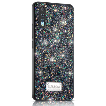 Sparkling Glitter Sequin Case with Camera Shield Back Cover For Vivo S1