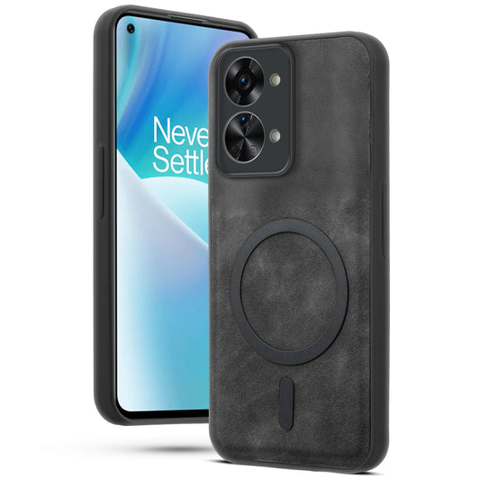 Cushion Grip Leather Case for OnePlus Nord 2T 5G