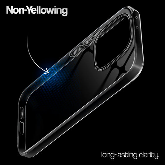 Crystal Clear Anti-Yellow Transparent Back Cover Case With Camera Ring Protection for iQOO Neo 10 5G