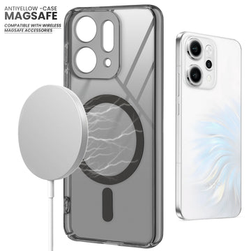 Colored Transparent Anti-Yellowing Magsafe Case For Oppo Reno 14 Pro 5G