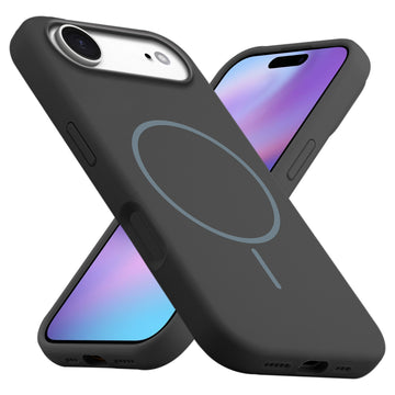 Liquid Silicon With Microfiber Lining Back Case For Apple iPhone 17 Air (MagSafe Compatible)