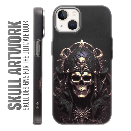 Nightfall Skull Cluster Design With Hard Back Case For Apple iPhone 15 Plus