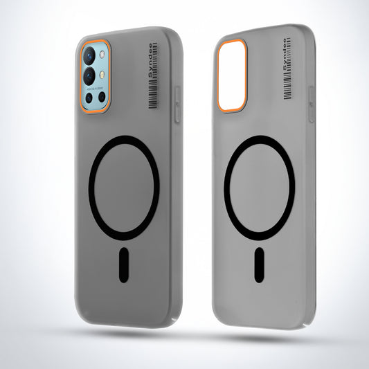 Elegant Colorful Frosted Matte Back With MagSafe Support Back Case For OnePlus 9R