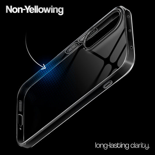 Crystal Clear Anti-Yellow Transparent Back Cover Case With Camera Ring Protection for OnePlus Nord 5 5G