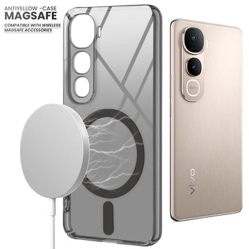 Colored Transparent Anti-Yellowing Magsafe Cuts Case For Vivo Y400 Pro 5G