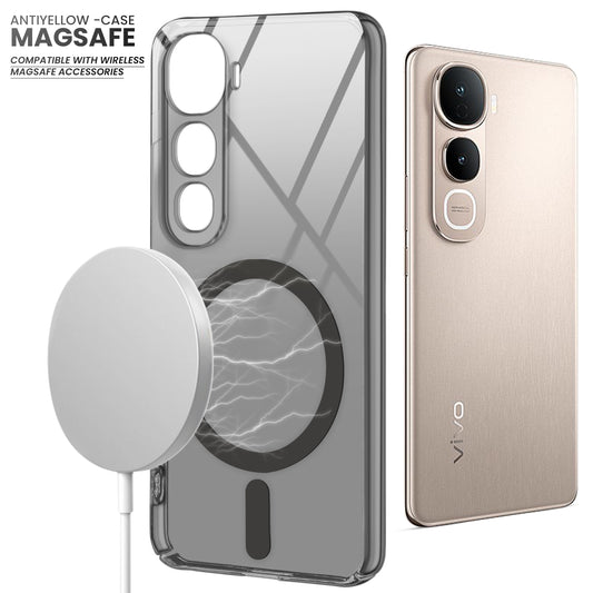 Colored Transparent Anti-Yellowing Magsafe Cuts Case For Vivo Y400 Pro 5G