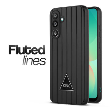 Glossy Matte Line Texture Back Cover for Samsung M56 5G