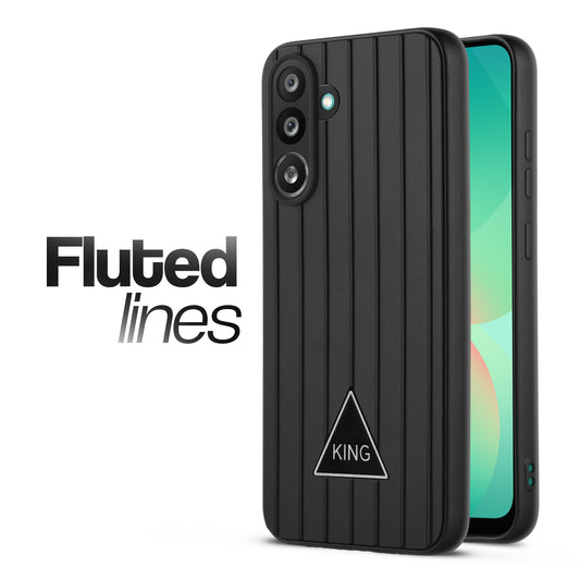 Glossy Matte Line Texture Back Cover for Samsung M56 5G