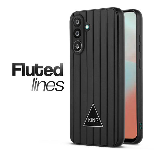 Glossy Matte Line Texture Back Cover for Samsung F56 5G