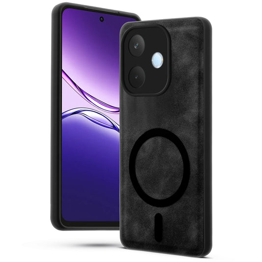 Cushion Grip Leather Case for Oppo A5 Pro 5G