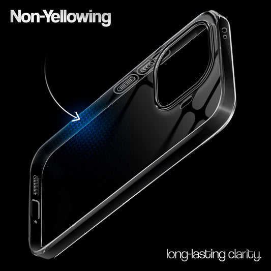 Crystal Clear Anti-Yellow Transparent Back Cover Case With Camera Ring Protection for iQOO Neo 10R 5G