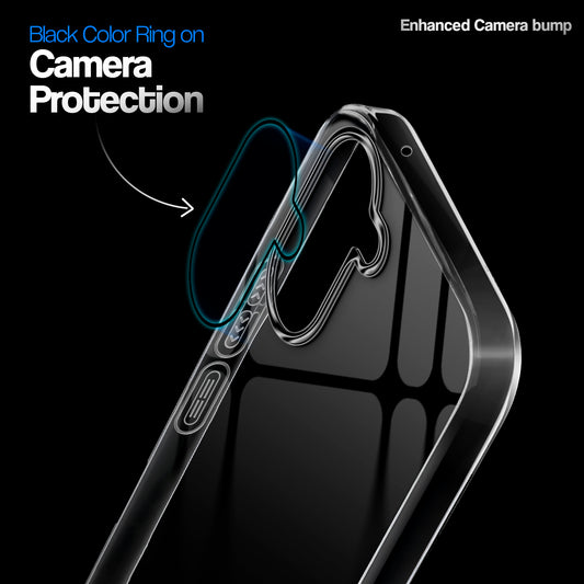 Crystal Clear Colorful Camera Ring Back Case for OnePlus Nord CE 5 5G