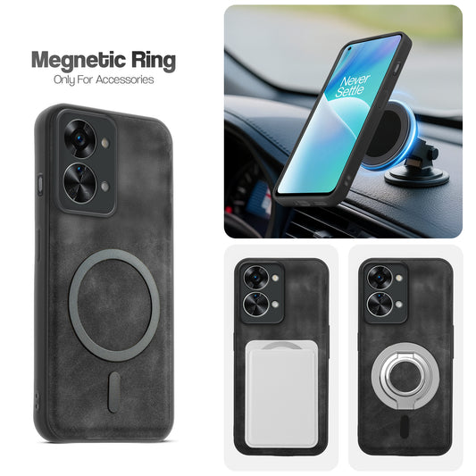 Cushion Grip Leather Case for OnePlus Nord 2T 5G