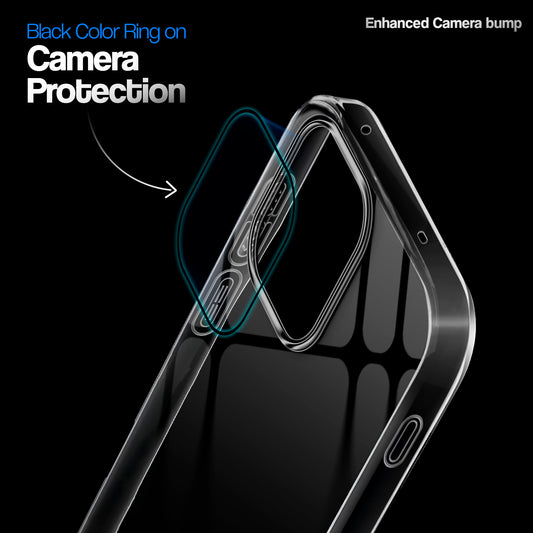 Crystal Clear Colorful Camera Ring Back Case for OnePlus 13s 5G