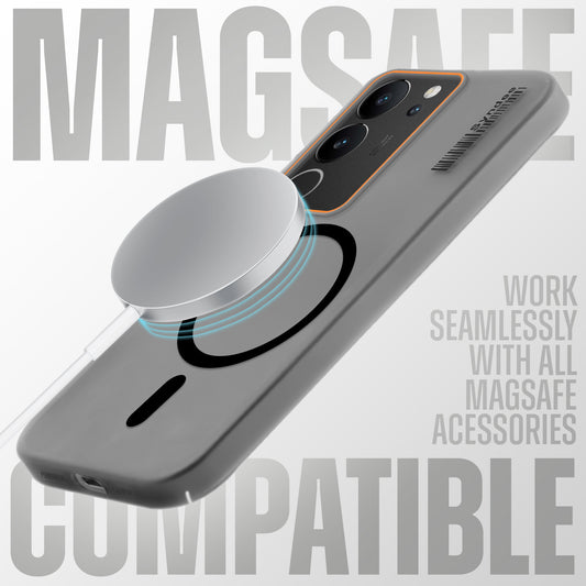 Colorful Frosted Matte MagSafe For Vivo V29 Pro 5G