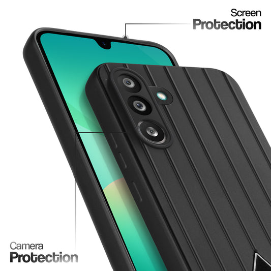 Glossy Matte Line Texture Back Cover for Samsung M56 5G