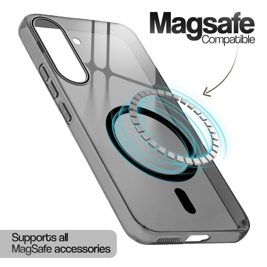 Glossy Hard Wireless Charging Support Case Samsung S25 FE 5G