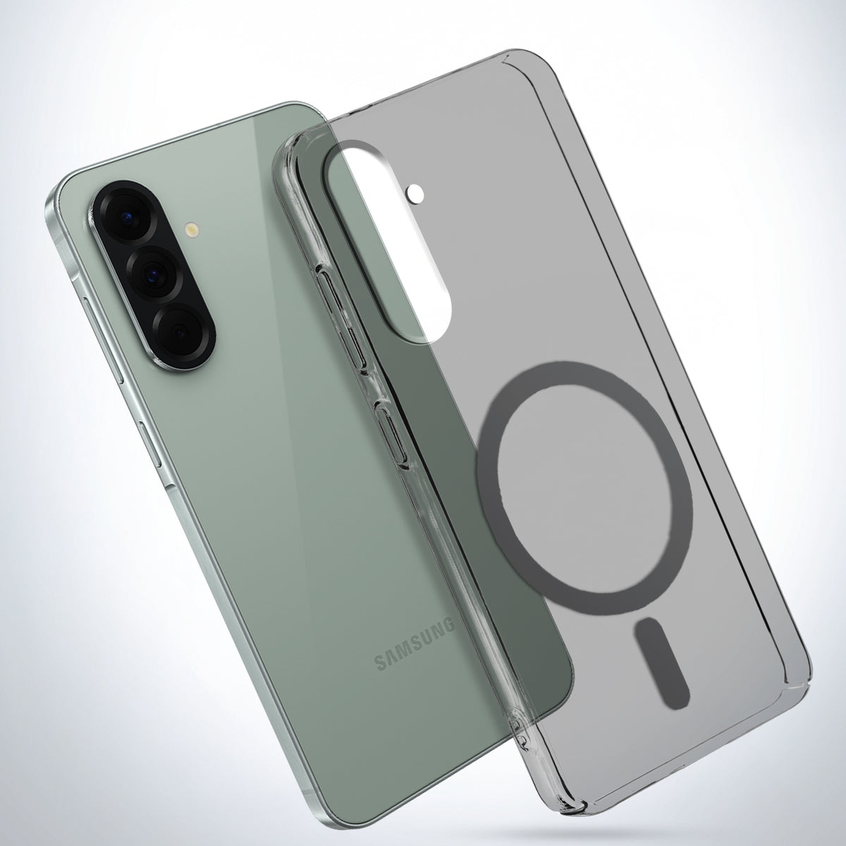 Colored Transparent Anti-Yellowing Magnetic Accessory Support Case For Samsung A56 5G