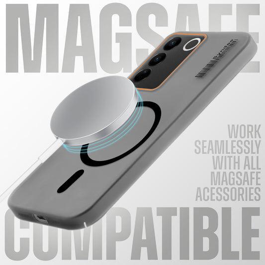 Colorful Frosted Matte MagSafe For Vivo V27 Pro 5G